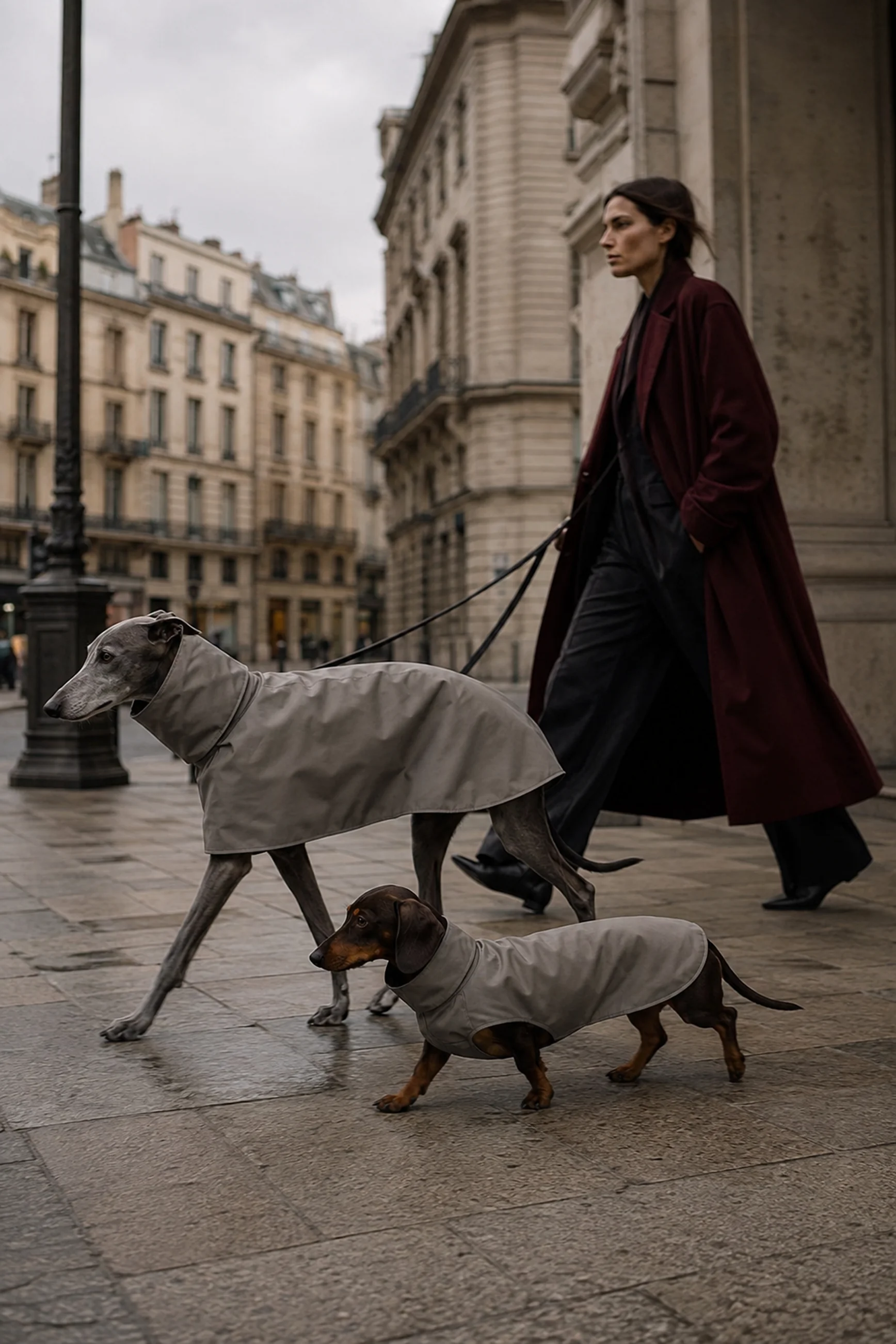 MORF campaign portrait with a dog and owner